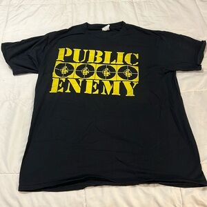 Black Public Enemy t shirt